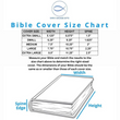Load image into Gallery viewer, Forro Símil Cuero Placa Fe Negro Black Spanish Personalized Bible Cover for Men