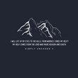 Load image into Gallery viewer, I Lift My Eyes to the Hills Psalm 121 Shirt