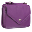 Load image into Gallery viewer, Fashion Faux Leather Purple Personalized Bible Cover For Women