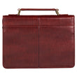 Load image into Gallery viewer, Hope And A Future Chestnut Brown Faux Leather Personalized Bible Cover For Men