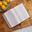 Load image into Gallery viewer, Personalized Custom Text Your Name KJV Large Print Thinline Bible Comfort Print Tan Leathersoft
