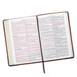 Load image into Gallery viewer, KJV Brown Portfolio Design Large Print Thinline LuxLeather Bible
