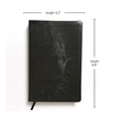 Load image into Gallery viewer, Personalized KJV Giant Print Reference Bible Charcoal LeatherTouch Red Letter
