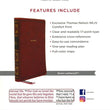 Load image into Gallery viewer, Personalized NKJV Reference Bible Super Giant Print Leathersoft Brown Thumb Indexed
