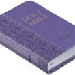 Load image into Gallery viewer, Personalized KJV Pocket Bible Purple Faux Leather
