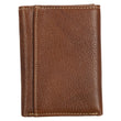 Load image into Gallery viewer, Names of Jesus Brown Full Grain Leather Trifold Wallet
