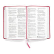 Load image into Gallery viewer, Personalized Custom Text Your Name NKJV Large Print Personal Size Reference Bible LeatherTouch Pink
