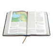 Load image into Gallery viewer, Personalized Custom Text Your Name NIV The Woman's Study Bible Receiving God's Truth for Balance, Hope, and Transformation Blue/Brown Leathersoft Red Letter Edition
