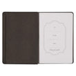Load image into Gallery viewer, Best Dad Ever Psalm 28:7 Brown Faux Leather Journal
