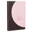 Load image into Gallery viewer, Personalized Bible KJV Gift Edition Standard Size LuxLeather 2-Tone Pink/Brown King James Version
