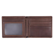 Load image into Gallery viewer, Wings Like Eagles Isaiah 40:31 Dark Brown Genuine Leather Wallet
