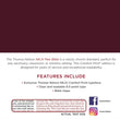 Load image into Gallery viewer, Personalized NKJV Pew Bible Red Letter Hardcover Burgundy
