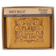 Load image into Gallery viewer, I Know The Plans Jeremiah 29:11 Tan Genuine Leather Wallet

