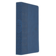 Load image into Gallery viewer, Personalized Custom Text Your Name NLT Premium Gift Bible Blue Cross LeatherLike Red Letter Edition
