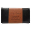Load image into Gallery viewer, Strong &amp; Courageous Joshua 1:9 Faux Leather Checkbook Cover
