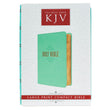 Load image into Gallery viewer, Personalized Custom Text Your Name KJV Holy Bible COMPACT Faux Leather Tiffany Blue King James Version

