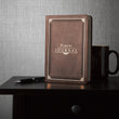 Load image into Gallery viewer, The Lord's Prayer Matthew 6: 9-13 Brown LuxLeather Prayer Journal
