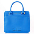 Load image into Gallery viewer, Amazing Grace Blue Faux Leather Personalized Bible Cover For Women
