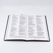 Load image into Gallery viewer, Personalized NKJV Thinline Reference Bible Large Print Red Letter Comfort Print Leathersoft Blue
