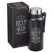 Load image into Gallery viewer, The World's Best Dad Joshua 1:9 Stainless Steel Water Bottle
