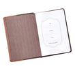 Load image into Gallery viewer, Wings Like Eagles Isaiah 40:31 Brown LuxLeather Journal
