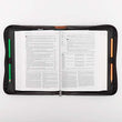 Load image into Gallery viewer, Philippians 4:1 Faux Leather Brown Personalized Bible Cover for Women
