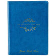 Load image into Gallery viewer, Personalized Tyndale NLT Life Application Large Print Study Bible Third Edition LeatherLike TealBlue
