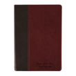 Load image into Gallery viewer, Personalized Custom Text Your Name NLT Life Application Study Bible Third Edition Large Print Red Letter LeatherLike Brown/Mahogany Indexed
