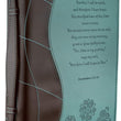Load image into Gallery viewer, Lamentations 3:21-24 Faux Leather Turquoise Personalized Bible Cover For Women
