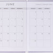 Load image into Gallery viewer, Personalized 2022 His Grace is Sufficient Purple Faux Leather My Yearly Planner - 2 Corinthians 12:9
