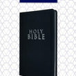 Load image into Gallery viewer, Personalized Custom Text Your Name KJV Gift and Award Bible Lux Leather Black King James Version Custom Made Gift for Celebrations Holidays
