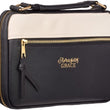 Load image into Gallery viewer, Amazing Grace Two-Tone LuxLeather Personalized Bible Cover For Women
