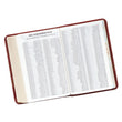 Load image into Gallery viewer, Personalized Custom Text Your Name KJV Holy Bible COMPACT LuxLeather Brown King James Version
