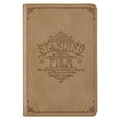 Load image into Gallery viewer, Standing Firm Tan Faux Leather Daily Devotional
