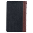 Load image into Gallery viewer, Personalized KJV Deluxe Gift Bible Two-Tone Brown and Black Full-Grain
