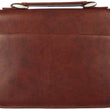 Load image into Gallery viewer, Psalm 16:11 Faux Leather Brown Personalized Bible Cover for Men
