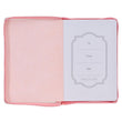 Load image into Gallery viewer, The Plans Pink Bouquet Jeremiah 29:11 Faux Leather Zippered Journal
