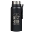 Load image into Gallery viewer, The World's Best Dad Joshua 1:9 Stainless Steel Water Bottle
