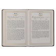 Load image into Gallery viewer, Large Print Edition Daily Devotions from the KJV Brown Faux Leather Devotional
