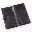 Load image into Gallery viewer, Blessed Luke 1:45 Blue Faux Leather Checkbook Cover
