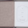 Load image into Gallery viewer, Personalized Blessed Man Brown Quarter-Bound Faux Leather Classic Journal with Zipped Closure
