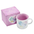 Load image into Gallery viewer, Violet Floral Heart Mug
