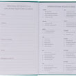 Load image into Gallery viewer, Personalized Planner 2022 Be Still My Soul Teal Faux Leather My Yearly Planner - Psalm 46:10
