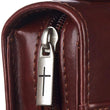 Load image into Gallery viewer, Psalm 16:11 Faux Leather Brown Personalized Bible Cover for Men
