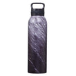 Load image into Gallery viewer, Strong &amp; Courageous Joshua 1:9 Black Stone Stainless Steel Water Bottle
