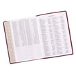 Load image into Gallery viewer, Personalized KJV Bible Super Giant Print King Indexed LuxLeather Burgundy
