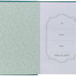 Load image into Gallery viewer, Personalized Be Still &amp; Know Teal Faux Leather Classic Journal Psalm 46:10
