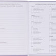 Load image into Gallery viewer, Personalized 2022 His Grace is Sufficient Purple Faux Leather My Yearly Planner - 2 Corinthians 12:9
