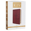 Load image into Gallery viewer, Personalized KJV Bible Super Giant Print King Indexed LuxLeather Burgundy
