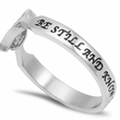 Load image into Gallery viewer, Be Still Psalm 46:10 - Women's Heart &amp; Soul Ring
